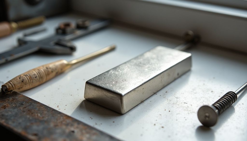op deze foto zie je palladium als voorbeeld van edelmetalen
