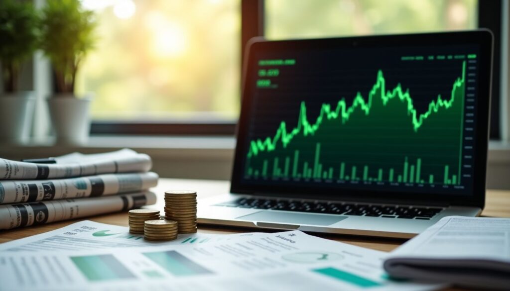 Op deze foto zie je koersen van beleggen